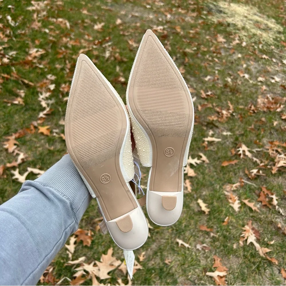 Women's Milan Slingback Heels - A New Day size 8.5‎  wedding guest classy - Picture 8 of 8